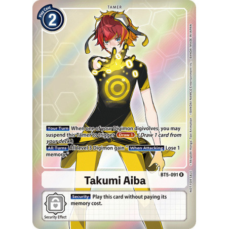 Digimon_TCG_BT5-091_AA_Takumi_Aiba_Alternative_Art_Battle_Of_Omni_Card_Game