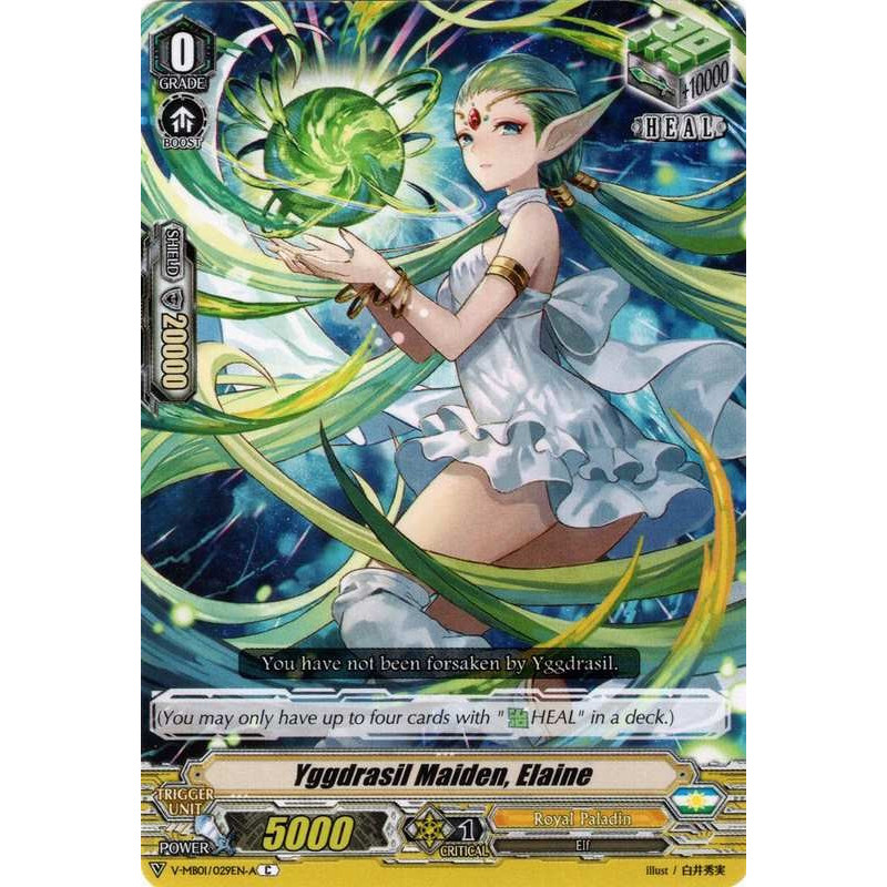 Vanguard_TCG_card_V-MB01_029EN-A_C_Yggdrasil_Maiden_Elaine_PSYqualia_Strife