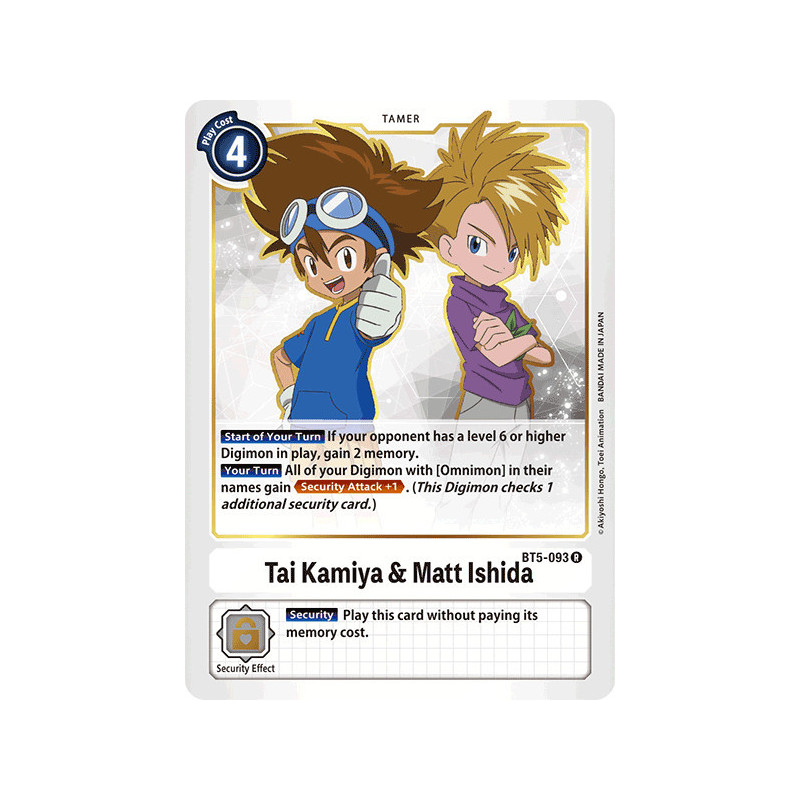 Digimon_TCG_BT5-093_Tai_Kamiya_Matt_Ishida_Rare_Battle_Of_Omni_Card_Game