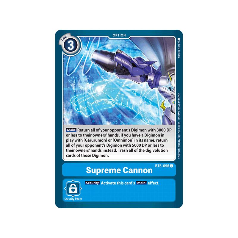 Digimon_TCG_BT5-096_Supreme_Cannon_Common_Battle_Of_Omni_Card_Game