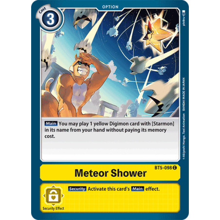 Digimon_TCG_BT5-098_Meteor_Shower_Common_Battle_Of_Omni_Card_Game