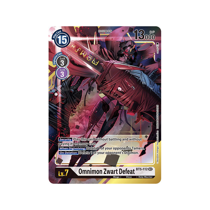 Digimon_TCG_BT5-112_AA_Omnimon_Zwart_Defeat_Alternative_Art_Battle_Of_Omni_Card_Game