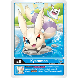Digimon_TCG_BT6-002_Kyaromon_Uncommon_Double_Diamond_Card_Game
