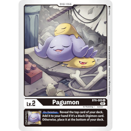 Digimon_TCG_BT6-005_Pagumon_Uncommon_Double_Diamond_Card_Game