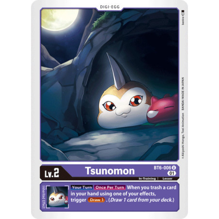 Digimon_TCG_BT6-006_Tsunomon_Uncommon_Double_Diamond_Card_Game