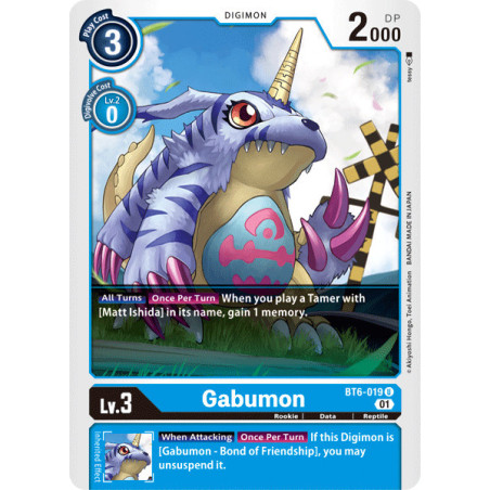 Digimon_TCG_BT6-019_Gabumon_Uncommon_Double_Diamond_Card_Game