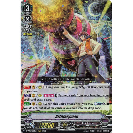 Vanguard_TCG_card_D-VS05_060_RRR_Artilleryman_V_Clan_Collection_Vol.5
