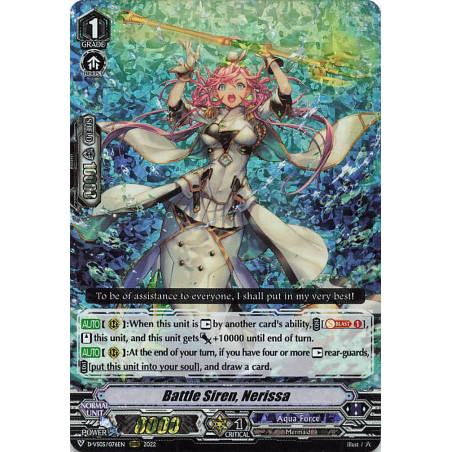 Vanguard_TCG_card_D-VS05_076_RRR_Battle_Siren_Nerissa_V_Clan_Collection_Vol.5