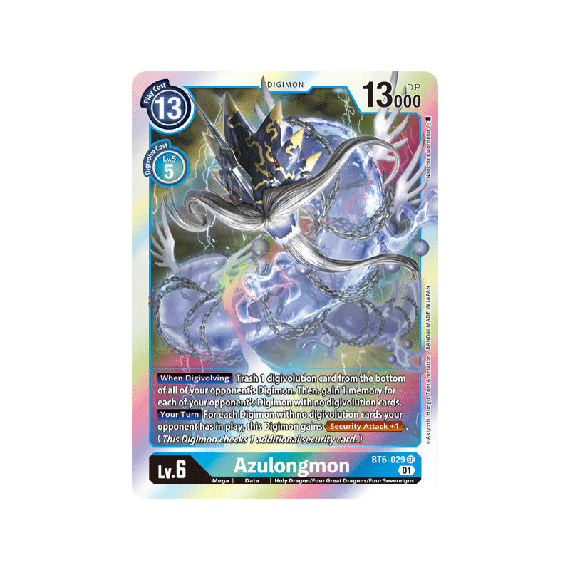 Digimon_TCG_BT6-029_Azulongmon_Super_Rare_Double_Diamond_Card_Game