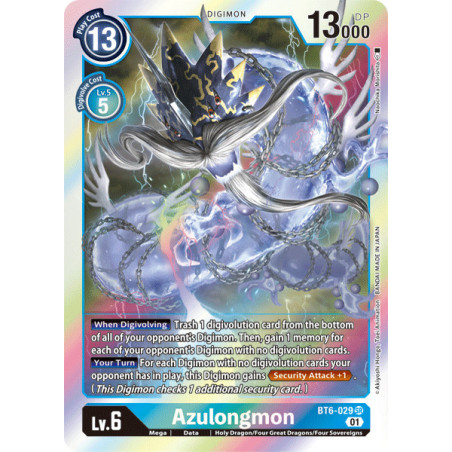 Digimon_TCG_BT6-029_Azulongmon_Super_Rare_Double_Diamond_Card_Game