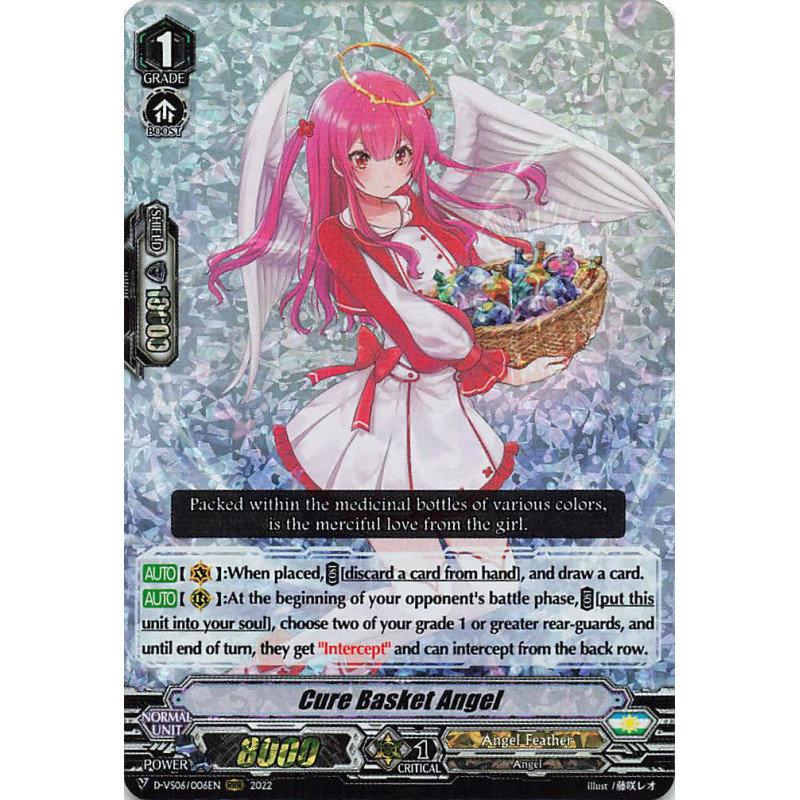 Vanguard_TCG_card_D-VS06_006_RRR_Cure_Basket_Angel_V_Clan_Collection_Vol.6