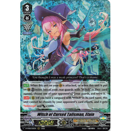 Vanguard_TCG_card_D-VS06_010_RRR_Witch_of_Cursed_Talisman_Etain_V_Clan_Collection_Vol.6