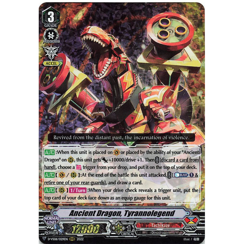 Vanguard_TCG_card_D-VS06_029_RRR_Ancient_Dragon_Tyrannolegend_V_Clan_Collection_Vol.6