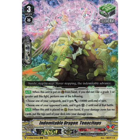 Vanguard_TCG_card_D-VS06_034_RRR_Indomitable_Dragon_Tenacitops_V_Clan_Collection_Vol.6