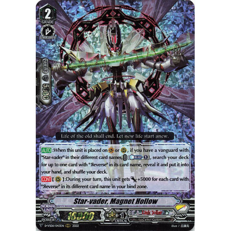 Vanguard_TCG_card_D-VS06_043_RRR_Star-vader_Magnet_Hollow_V_Clan_Collection_Vol.6