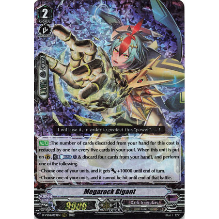 Vanguard_TCG_card_D-VS06_053_RRR_Megarock_Gigant_V_Clan_Collection_Vol.6
