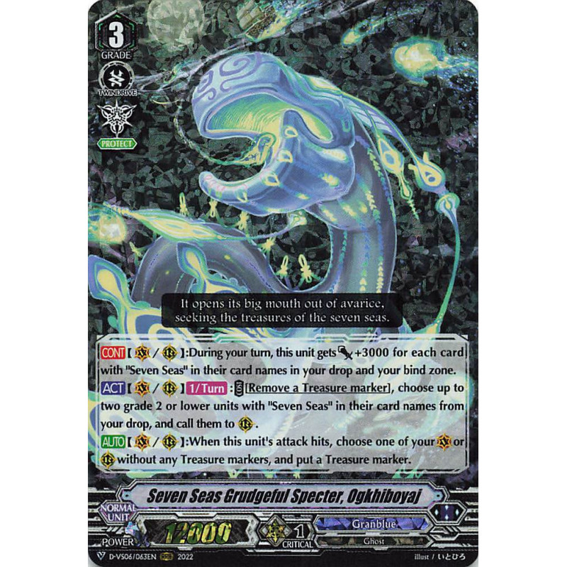 Vanguard_TCG_card_D-VS06_063_RRR_Seven_Seas_Grudgeful_Specter_Ogkhiboyaj_V_Clan_Collection_Vol.6