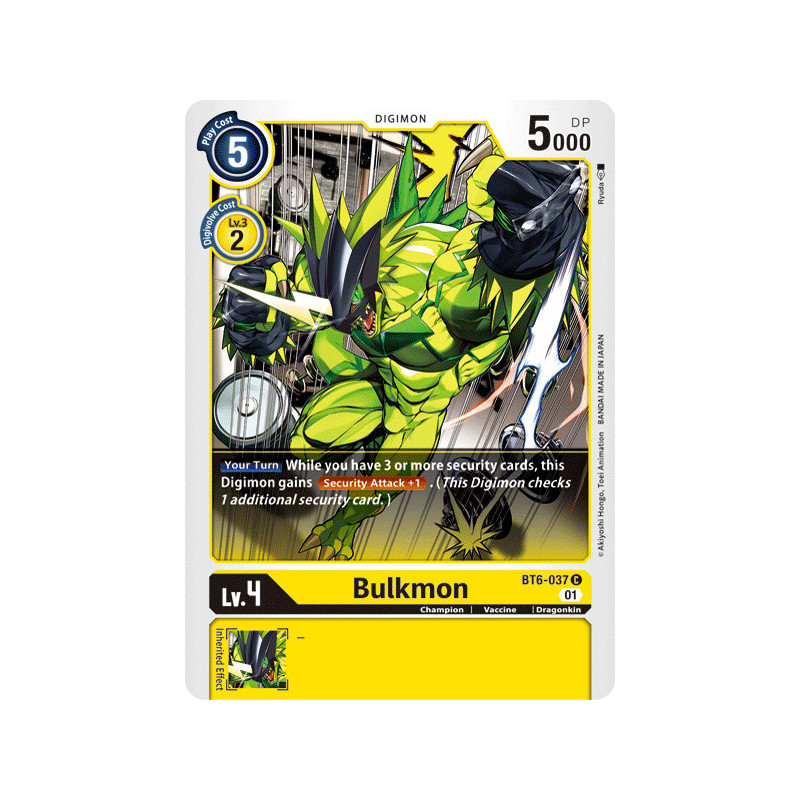 Digimon_TCG_BT6-037_Bulkmon_Common_Double_Diamond_Card_Game