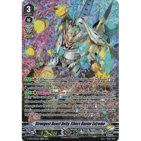 Vanguard_TCG_card_D-VS06_SP06_SP_Strongest_Beast_Deity_Ethics_Buster_Extreme_V_Clan_Collection_Vol.6