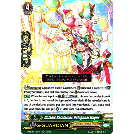 Vanguard_TCG_card_D-PS01_026_RR_Octadic_Reinforcer_Octagonal_Magus_P_Clan_Collection_2022
