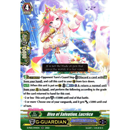Vanguard_TCG_card_D-PS01_044_RR_Diva_of_Salvation_Lucrece_P_Clan_Collection_2022