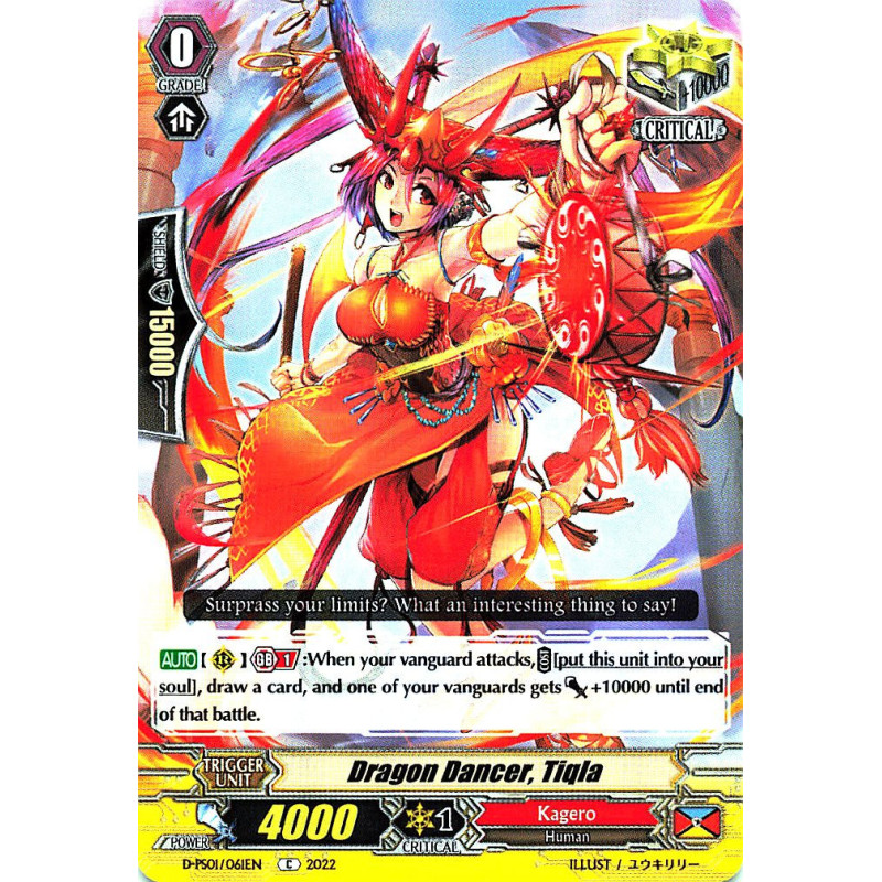 Vanguard_TCG_card_D-PS01_061_C_Dragon_Dancer_Tiqla_P_Clan_Collection_2022