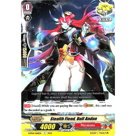 Vanguard_TCG_card_D-PS01_068_C_Stealth_Fiend_Bull_Andon_P_Clan_Collection_2022