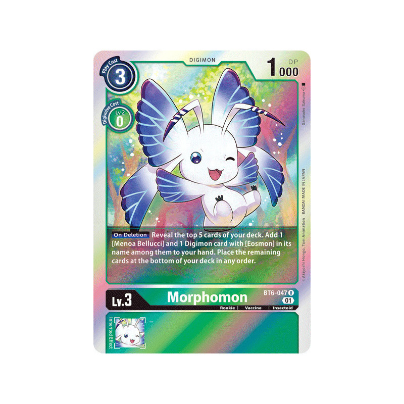 Digimon_TCG_BT6-047_Morphomon_Rare_Double_Diamond_Card_Game