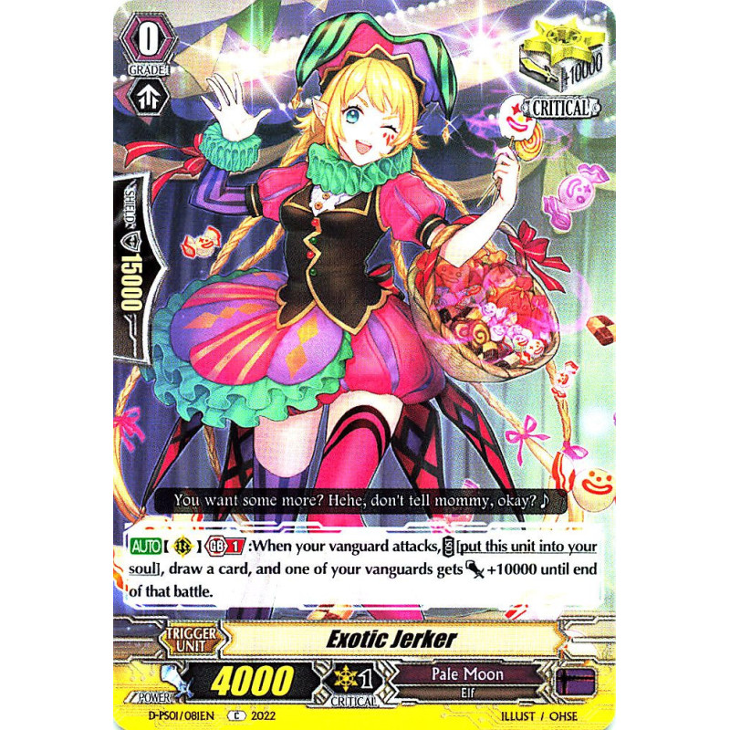 Vanguard_TCG_card_D-PS01_081_C_Exotic_Jerker_P_Clan_Collection_2022