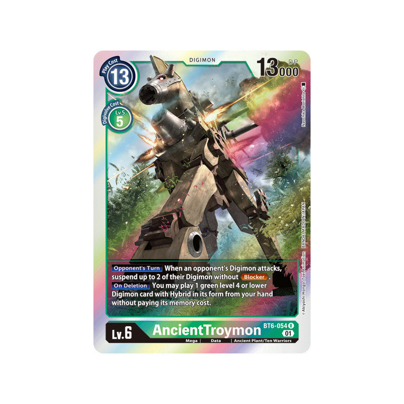 Digimon_TCG_BT6-054_AncientTroymon_Rare_Double_Diamond_Card_Game
