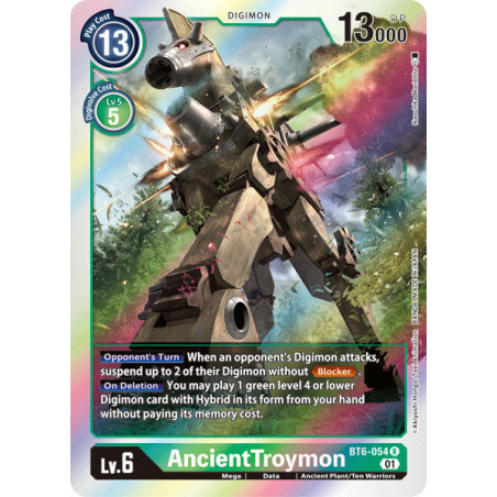 Digimon_TCG_BT6-054_AncientTroymon_Rare_Double_Diamond_Card_Game