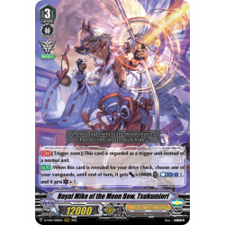 Vanguard_TCG_card_D-VS01_008_RRR_Royal_Miko_of_the_Moon_Bow_Tsukumiori_V_Clan_Collection_Vol.1