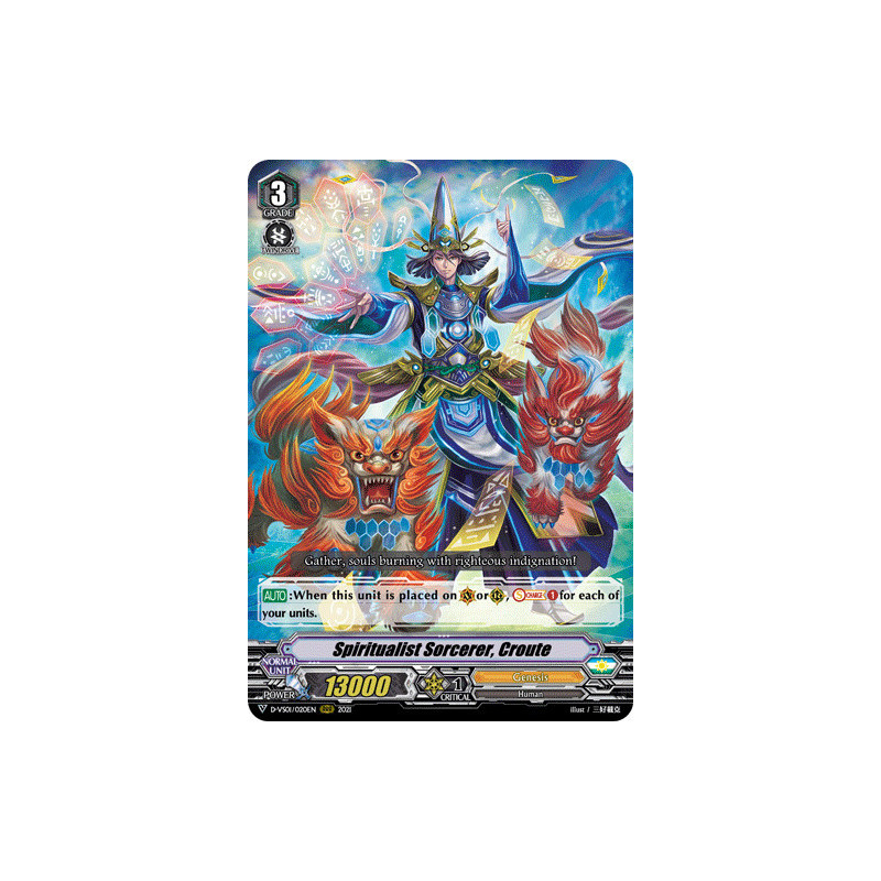 Vanguard_TCG_card_D-VS01_020_RRR_Spiritualist_Sorcerer_Croute_V_Clan_Collection_Vol.1