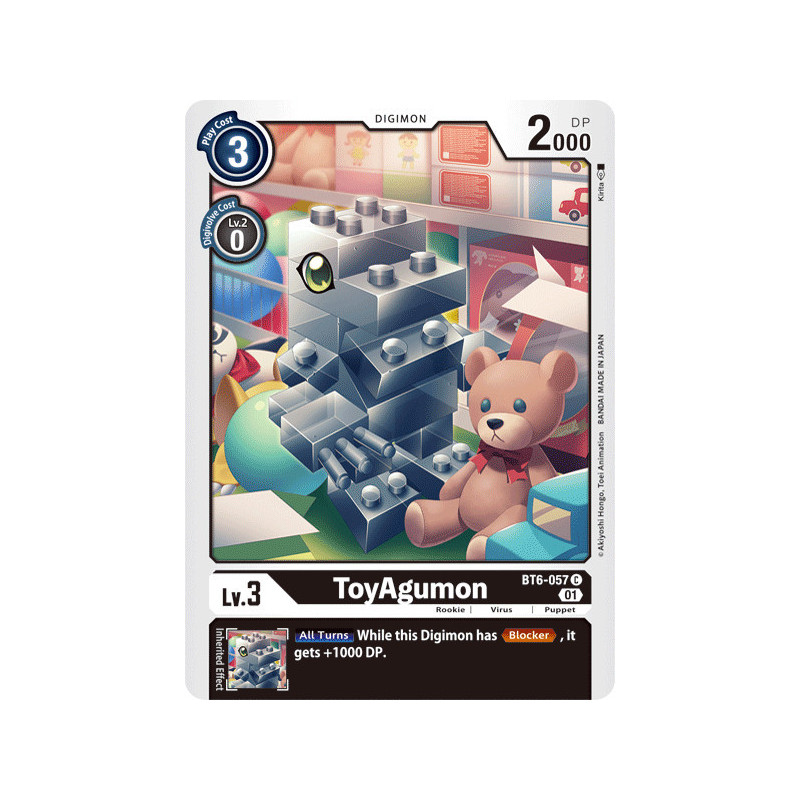 Digimon_TCG_BT6-057_ToyAgumon_Common_Double_Diamond_Card_Game