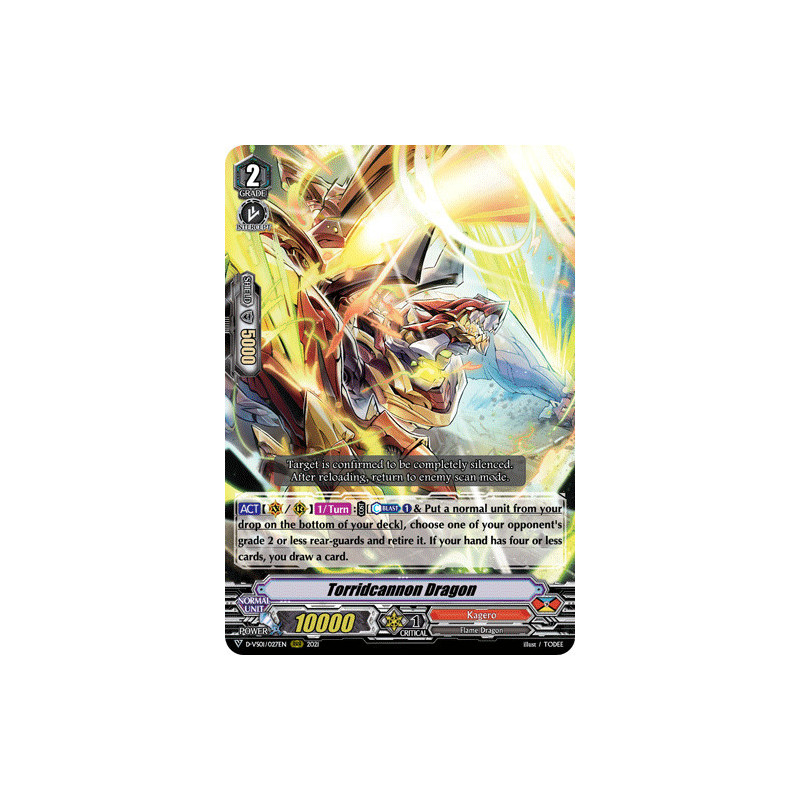 Vanguard_TCG_card_D-VS01_027_RRR_Torridcannon_Dragon_V_Clan_Collection_Vol.1