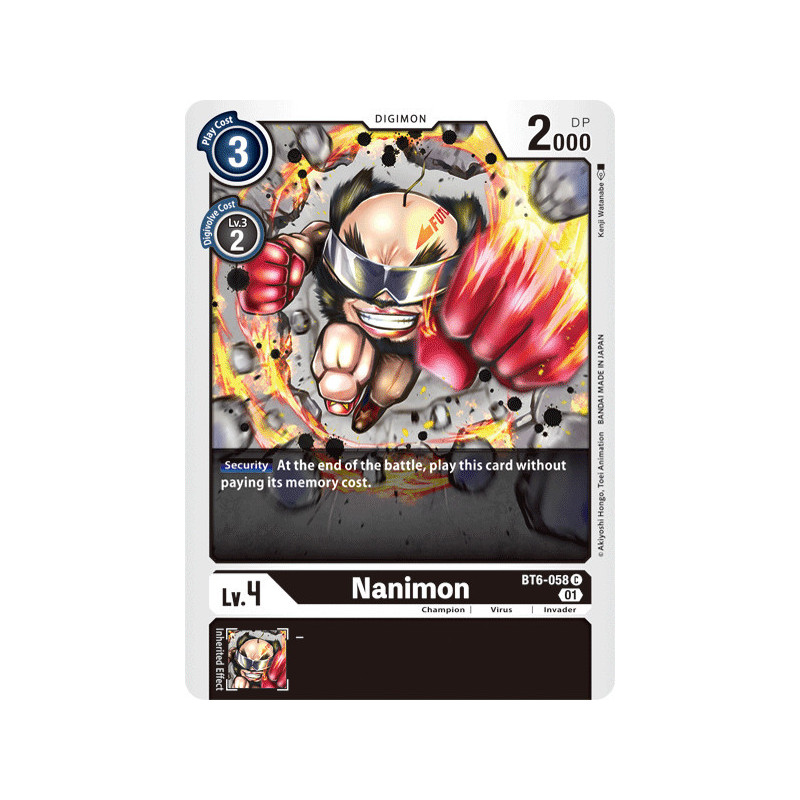 Digimon_TCG_BT6-058_Nanimon_Common_Double_Diamond_Card_Game