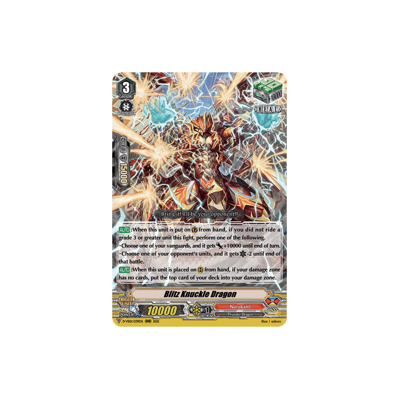 Vanguard_TCG_card_D-VS01_039_RRR_Blitz_Knuckle_Dragon_V_Clan_Collection_Vol.1