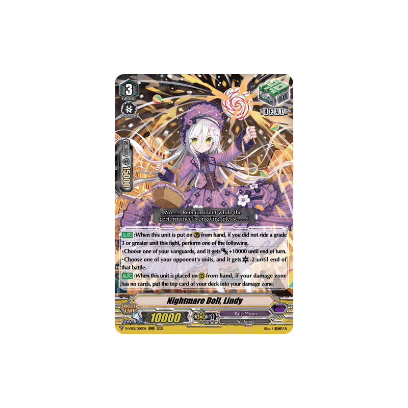 Vanguard_TCG_card_D-VS01_060_RRR_Nightmare_Doll_Lindy_V_Clan_Collection_Vol.1