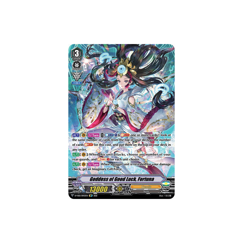 Vanguard_TCG_card_D-VS01_SP03_SP_Goddess_of_Good_Luck_Fortuna_V_Clan_Collection_Vol.1