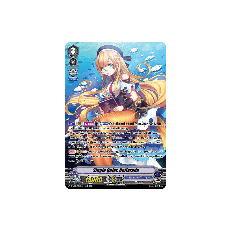 Vanguard_TCG_card_D-VS01_SP10_SP_Single_Quiet_Refiarade_V_Clan_Collection_Vol.1