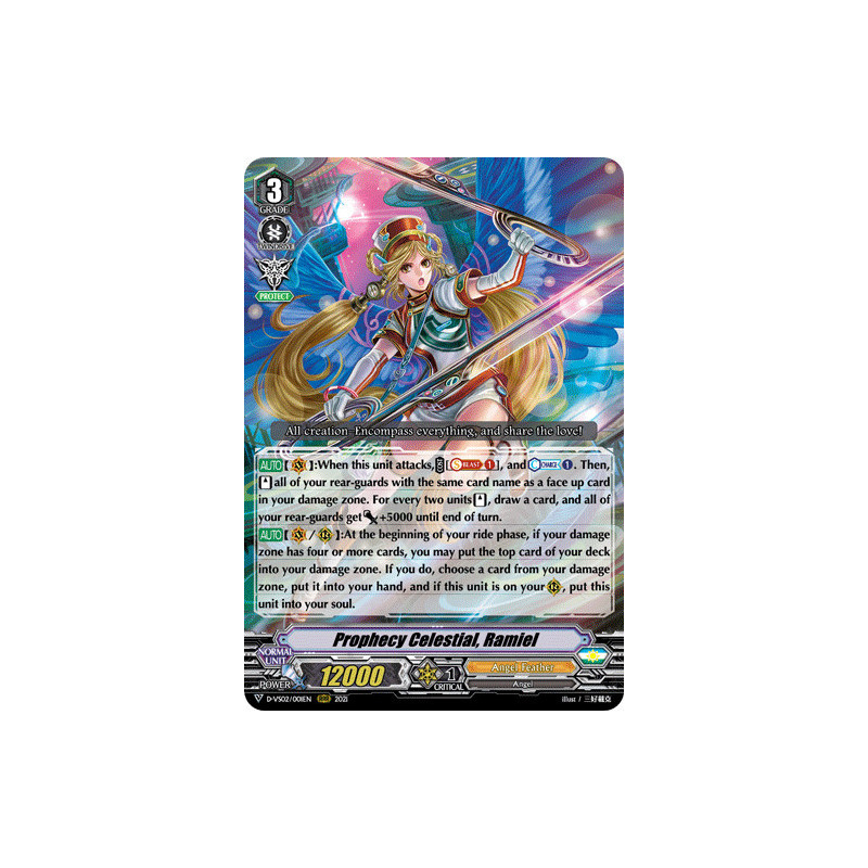 Vanguard_TCG_card_D-VS02_001_RRR_Prophecy_Celestial_Ramiel_V_Clan_Collection_Vol.2