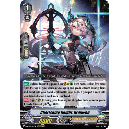 Vanguard_TCG_card_D-VS02_012_RRR_Cherishing_Knight_Branwen_V_Clan_Collection_Vol.2