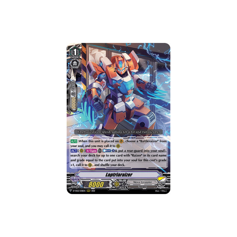 Vanguard_TCG_card_D-VS02_038_RRR_Laptriaraizer_V_Clan_Collection_Vol.2
