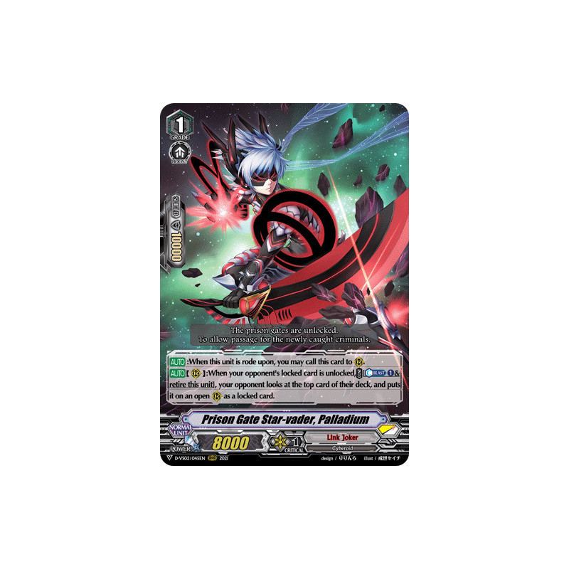 Vanguard_TCG_card_D-VS02_045_RRR_Prison_Gate_Star-vader_Palladium_V_Clan_Collection_Vol.2