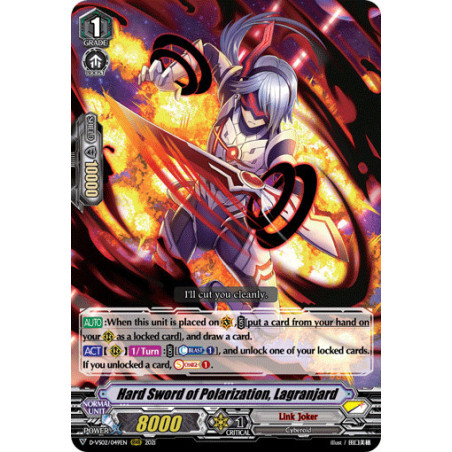 Vanguard_TCG_card_D-VS02_049_RRR_Hard_Sword_of_Polarization_Lagranjard_V_Clan_Collection_Vol.2