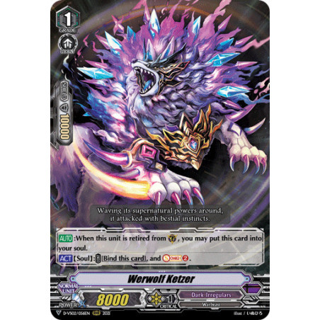 Vanguard_TCG_card_D-VS02_056_RRR_Werwolf_Ketzer_V_Clan_Collection_Vol.2