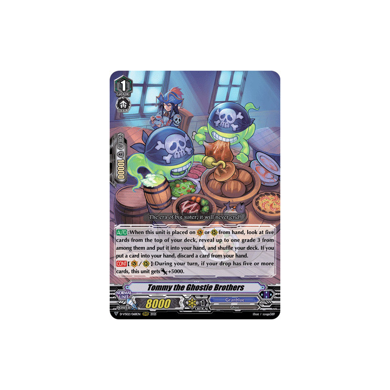 Vanguard_TCG_card_D-VS02_068_RRR_Tommy_the_Ghostie_Brothers_V_Clan_Collection_Vol.2