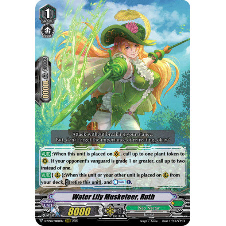 Vanguard_TCG_card_D-VS02_080_RRR_Water_Lily_Musketeer_Ruth_V_Clan_Collection_Vol.2