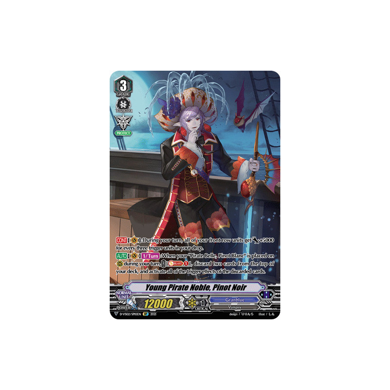 Vanguard_TCG_card_D-VS02_SP10_SP_Young_Pirate_Noble_Pinot_Noir_V_Clan_Collection_Vol.2