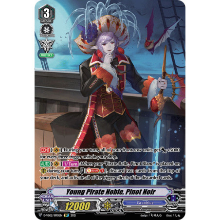 Vanguard_TCG_card_D-VS02_SP10_SP_Young_Pirate_Noble_Pinot_Noir_V_Clan_Collection_Vol.2